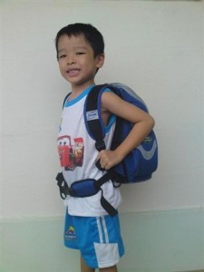 Boy with Ergo Bag