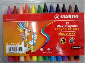 Stabilo 2812 -12pcs Wax Crayon